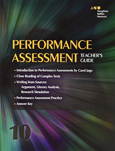 Collections Performance Assessment Teacher's Guide Grade 10