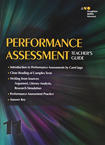 Collections Performance Assessment Teacher's Guide Grade 11