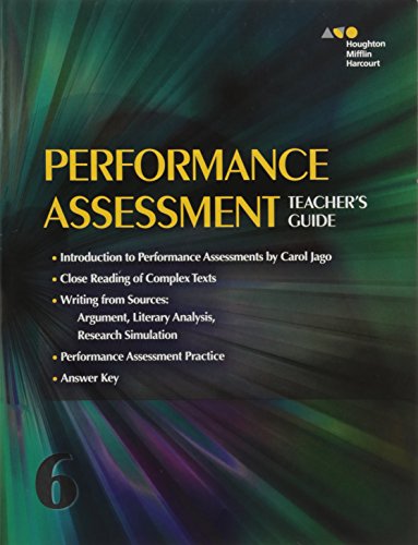 Collections Performance Assessment Teacher's Guide Grade 6