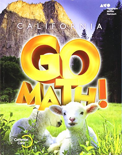 California Go Math! Student Edition Grade K