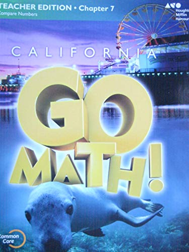 Houghton Mifflin Harcourt Go Math! California Teacher Edition Grade 1 Chapter 72015
