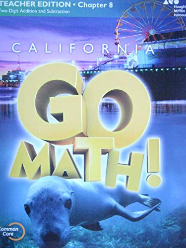Houghton Mifflin Harcourt Go Math! California Teacher Edition Grade 1 Chapter 82015