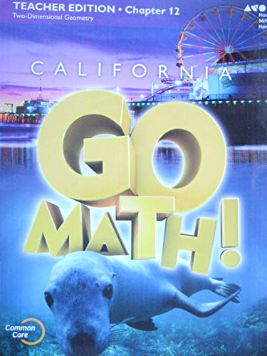 Houghton Mifflin Harcourt Go Math! California Teacher Edition Grade 1 Chapter 122015