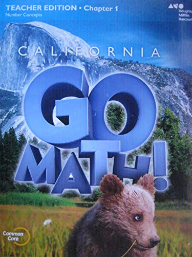 Houghton Mifflin Harcourt Go Math! California Teacher Edition Grade 2 Chapter 12015