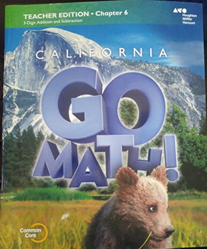 Houghton Mifflin Harcourt Go Math! California Teacher Edition Grade 2 Chapter 62015