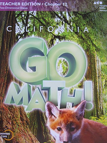Houghton Mifflin Harcourt Go Math! California Teacher Edition Grade 3 Chapter 122015
