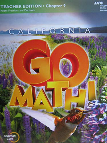 Houghton Mifflin Harcourt Go Math! California Teacher Edition Grade 4 Chapter 92015