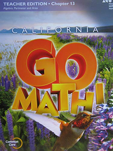 Houghton Mifflin Harcourt Go Math! California Teacher Edition Grade 4 Chapter 132015