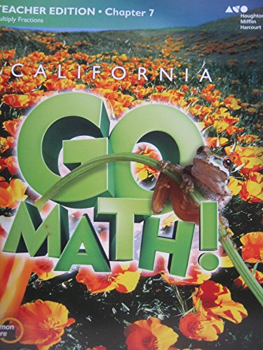 Houghton Mifflin Harcourt Go Math! California Teacher Edition Grade 5 Chapter 72015