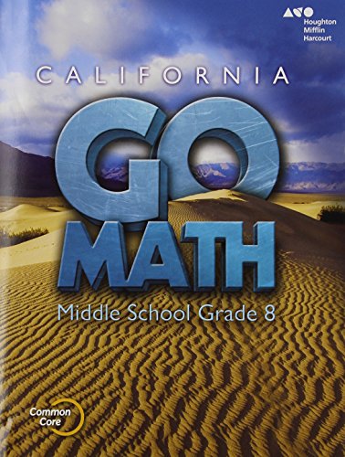 California Go Math! Interactive Student Edition Grade 8