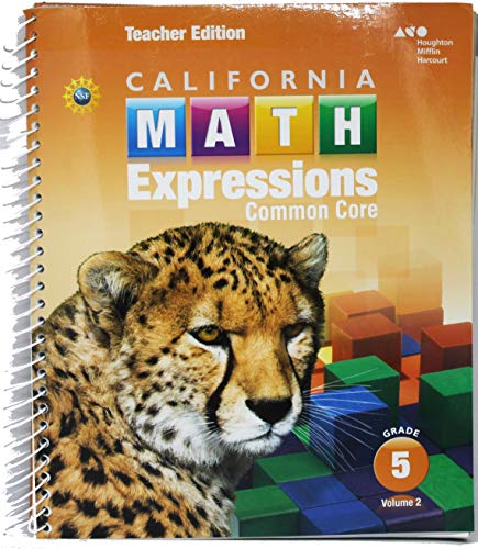 2015 California Math Expressions Teacher Edition, Volume 2 Grade 5