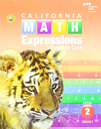 2015 California Math Expressions Student Activity Book (Softcover), Volume 1Grade 2