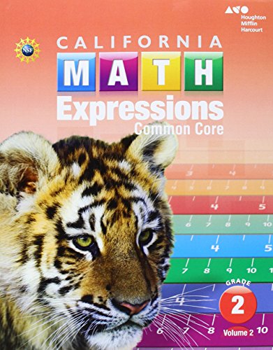 2015 California Math Expressions Student Activity Book (Softcover), Volume 2Grade 2