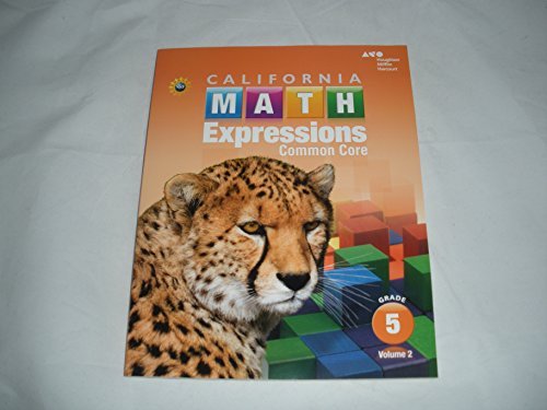 2015 California Math Expressions Student Activity Book (Softcover), Volume 2Grade 3