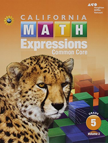 2015 California Math Expressions Student Activity Book (Softcover), Volume 2Grade 5