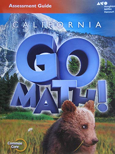 Houghton Mifflin Harcourt Go Math! California Assessment Guide Blackline MastersGrade 2
