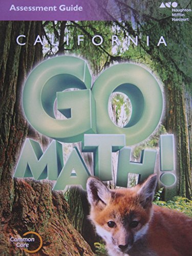 Houghton Mifflin Harcourt Go Math! California Assessment Guide Blackline MastersGrade 3