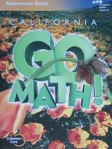 Houghton Mifflin Harcourt Go Math! California Assessment Guide Blackline MastersGrade 5
