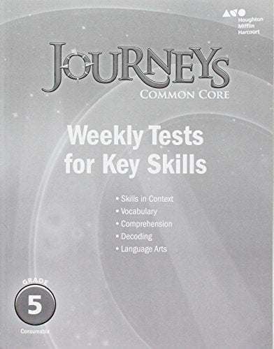 Journeys Common Core Weekly Assessments Grade 5