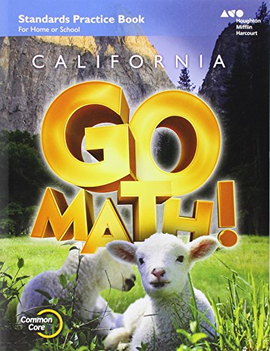 California Go Math! Practice Workbook Grade K