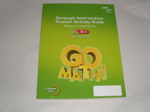 Go Math! Strategic Intervention Teacher Guide Grade 1