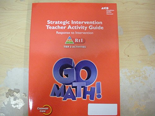 Go Math! Strategic Intervention Teacher Guide Grade 6