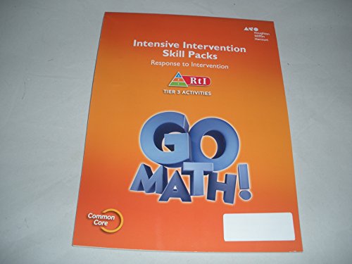 Go Math! Intensive Intervention Skill Pack Grade 2