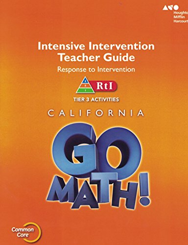 Go Math! Intensive Intervention Teacher Guide Grade 2