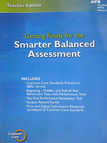 Go Math! SBAC Test Prep Teacher Edition Grade K