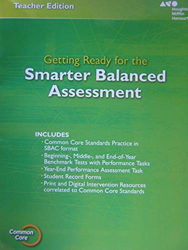 Go Math! SBAC Test Prep Teacher Edition Grade 1