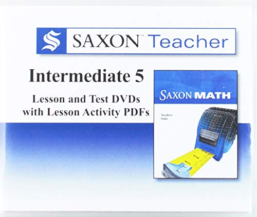 Saxon Homeschool Intermediate 5 Teacher DVD