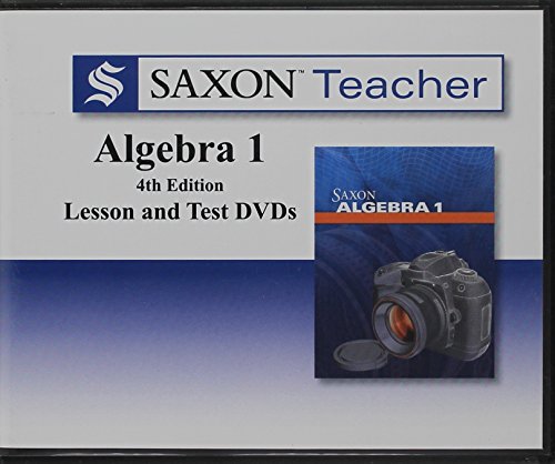 Saxon Homeschool Algebra 1, 4th Edition Sax Teacher
