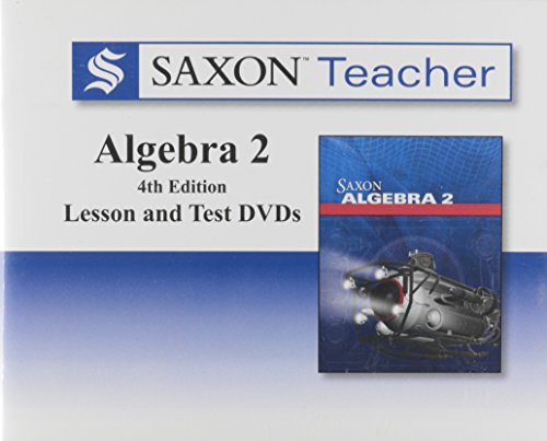 Saxon Homeschool Algebra 2, 4th Edition Teacher DVD