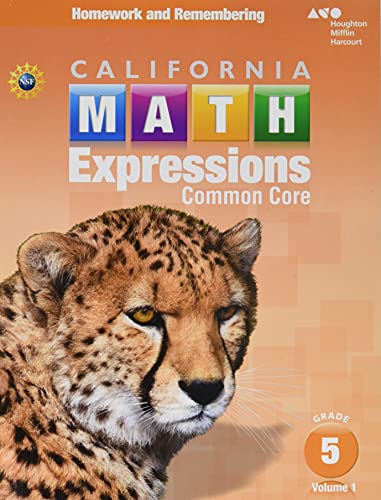 California Math Expressions Homework & Remembering Collection Grade 5