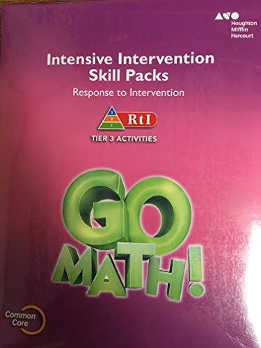 Go Math! Intensive Intervention Skill Packs (Quantity 5) Grade 3