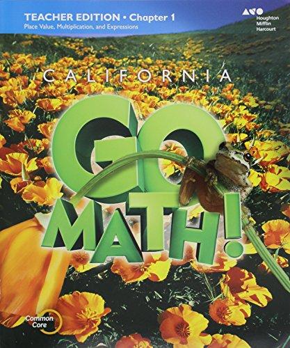 HMH Go Math! California Teacher Edition and Planning Guide Bundle Grade 5 2015