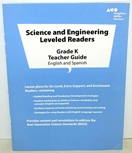Science and Engineering Leveled Readers Teacher's Guide Grade K 2014