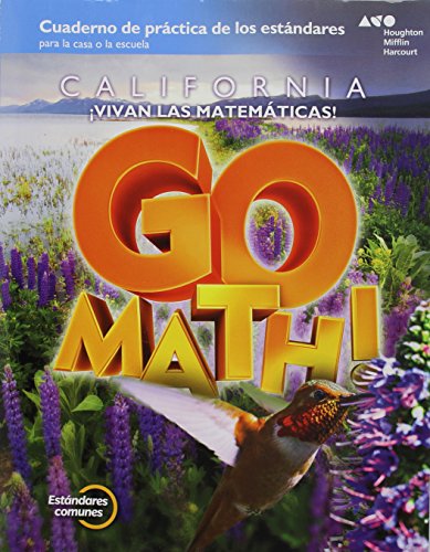 California Go Math! Spanish Practice Workbook Grade 4