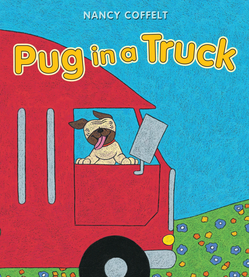 Pug in a Truck Board Book