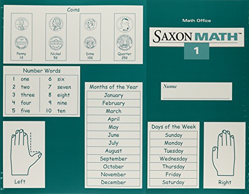 Saxon Math 1 24 Student Box 4 Fact Cards/Math Office/Boards