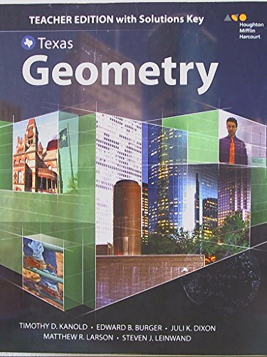 HMH Geometry Texas Teacher's Edition