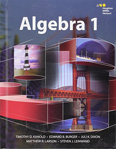 HMH Algebra 1 Student Edition 2015