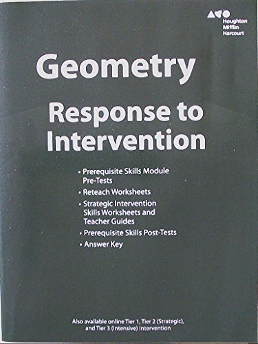 HMH Geometry Response to Intervention Blackline Masters