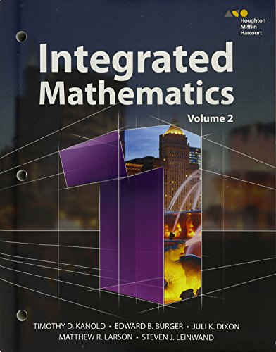 HMH Integrated Math 1 Interactive Student Edition Volume 2 (consumable)
