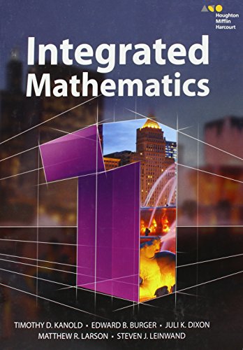HMH Integrated Math 1 Student Edition