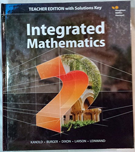HMH Integrated Math 2 Teacher's Edition with Solutions