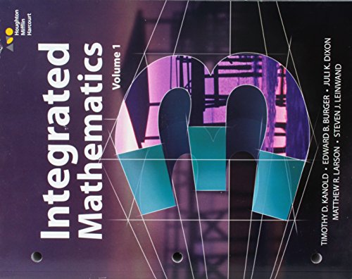 HMH Integrated Math 3 Interactive Student Edition Volume 1 (consumable)
