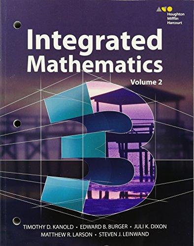 HMH Integrated Math 3 Interactive Student Edition Volume 2 (consumable)