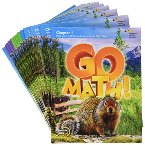 2015 Go Math! Multi-Volume Student Edition Bundle Grade 4