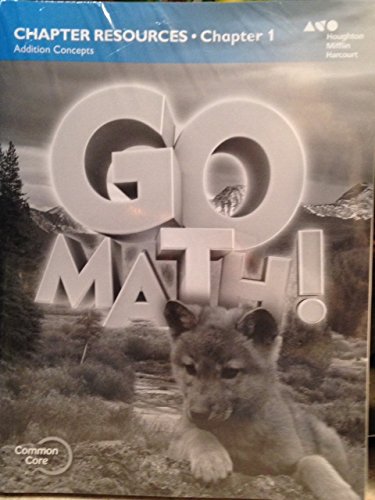GO Math! Chapter Resource Blackline Master Collection Grade 1